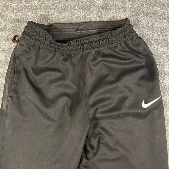 Nike Dri-Fit Jogger Track Pants Mens Size‎ M Black Back Vent Zipper - Picture 2 of 8
